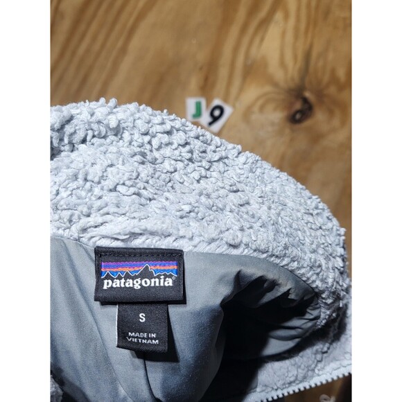 Patagonia Women S Gray Sleeveless Fleece Full Zip Vest @j9 - Picture 5 of 6